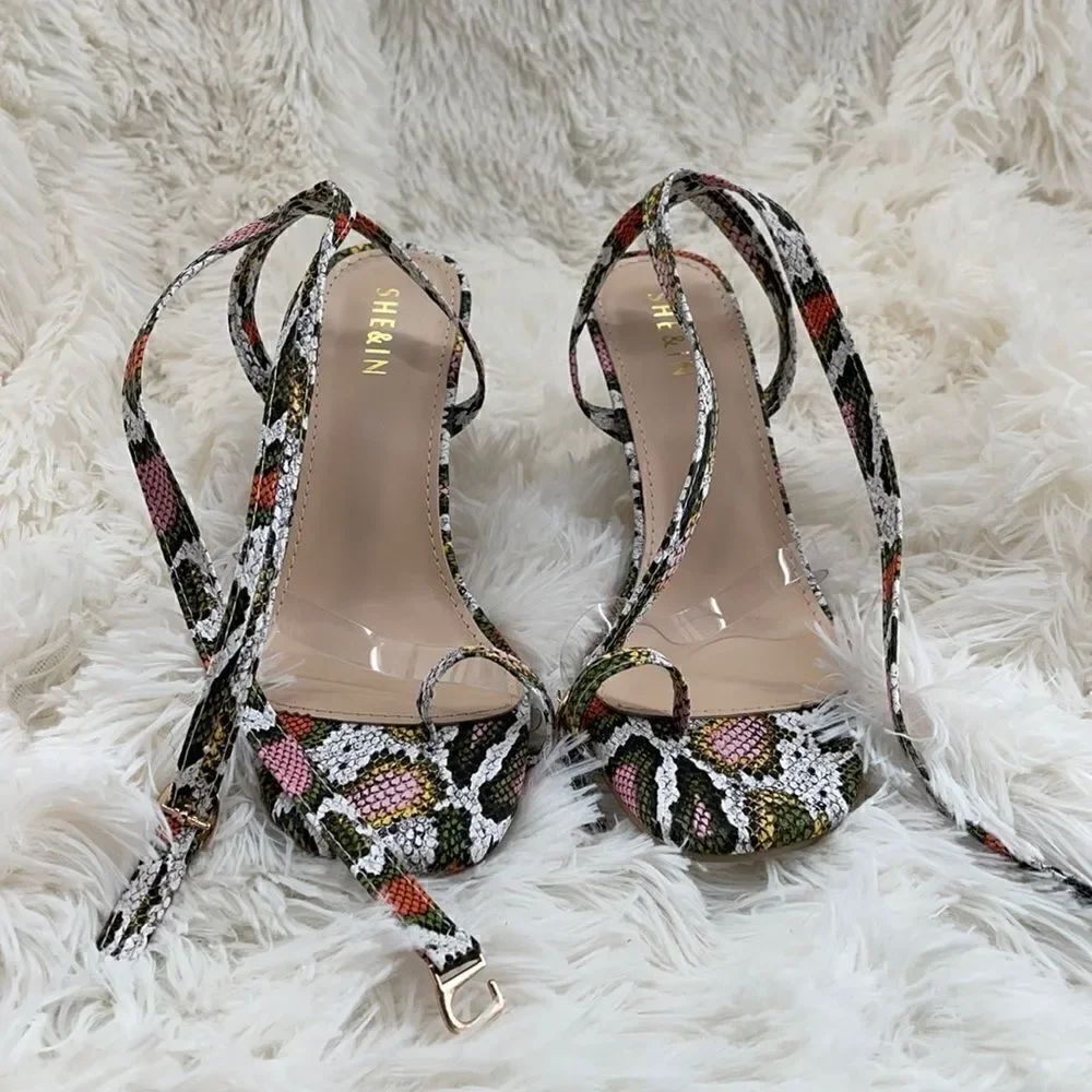 Brand new she and in summer lace up sandals 40 - Picture 2 of 6